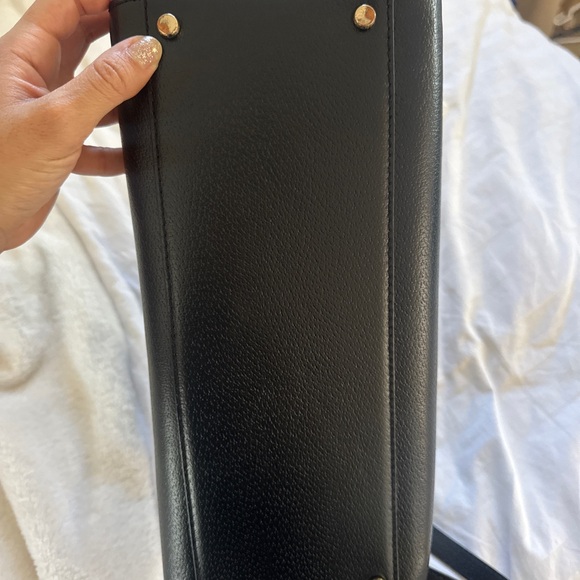 Kate Spade New York addie pebbled leather satchel bag  Kate Spade Black Satchel Bag